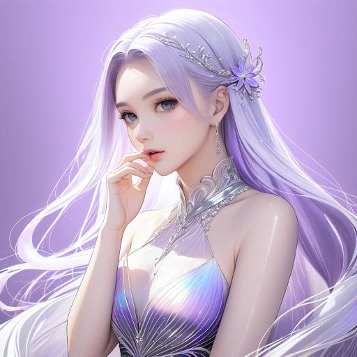 Ethereal Portrait of a Tall Woman Ethereal Portrait of a Tall Woman