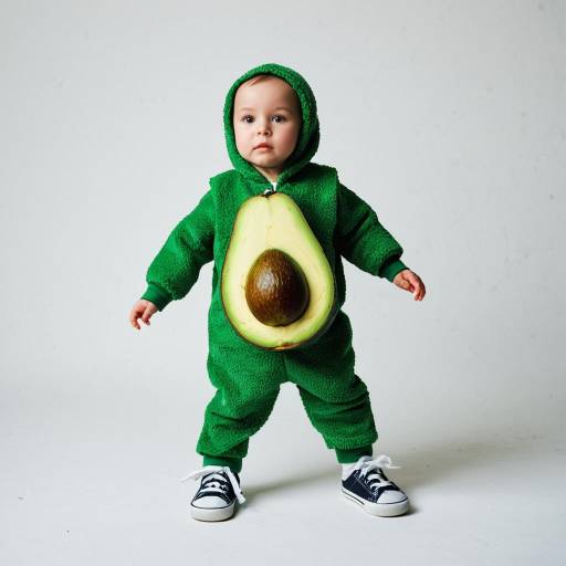 Realistic Newborn Avocado Costume for Boys