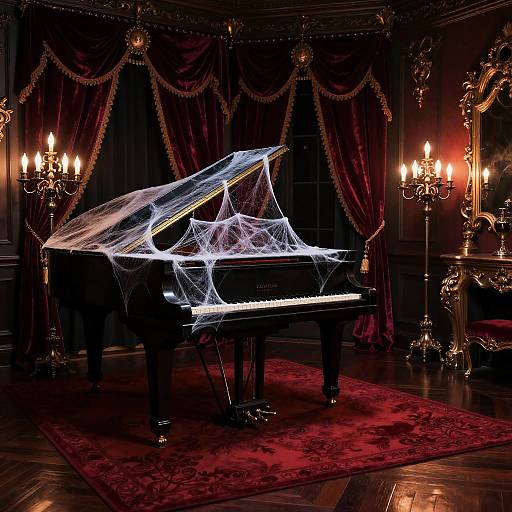 Baroque Vampire Living Room Interior