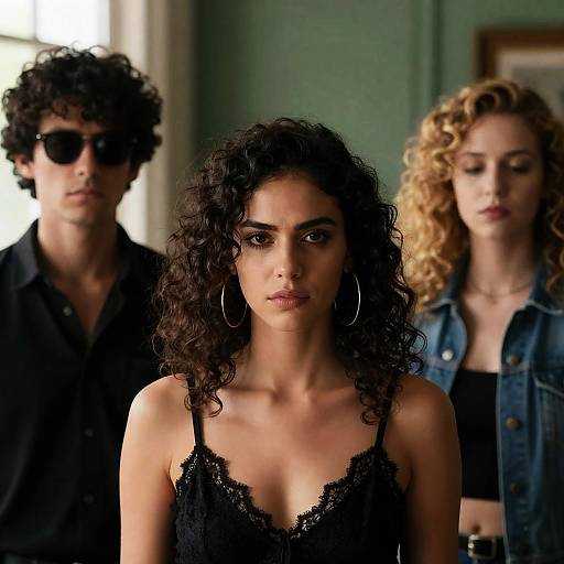 Indoor Portrait of Three Distinctive Individuals