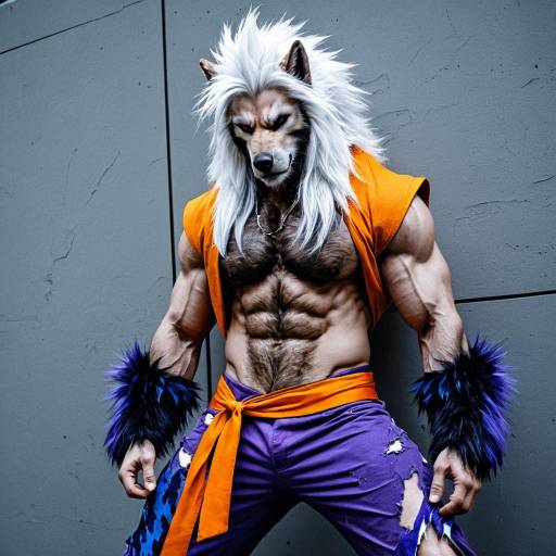 Muscular Werewolf Cosplay with Style