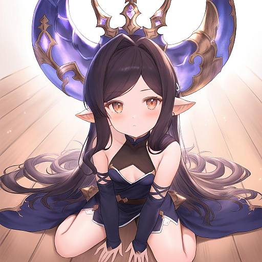 Illustration of Arulumaya, granblue fantasy in the style of Cai geng