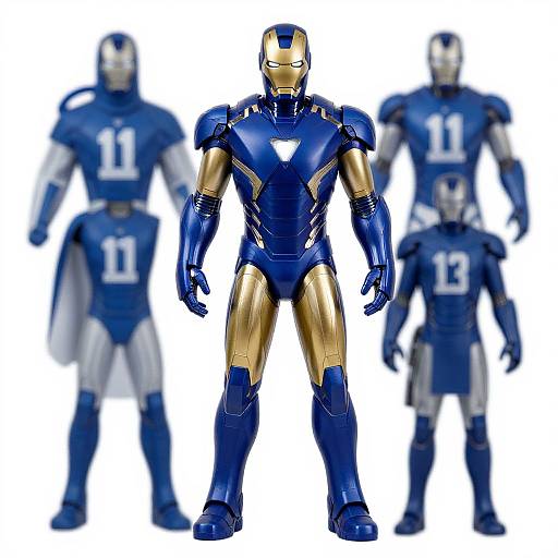 New York Giants Inspired Iron Man Armor