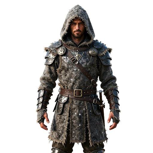 Hyper-Realistic Fantasy Woolen Armor
