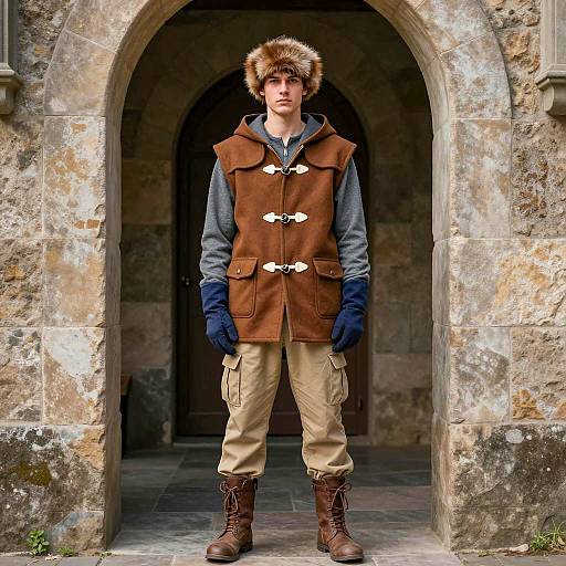 Medieval-Inspired Heated Vest Costume Display