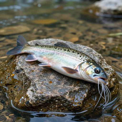 Photorealistic Fish with Flowing Beard