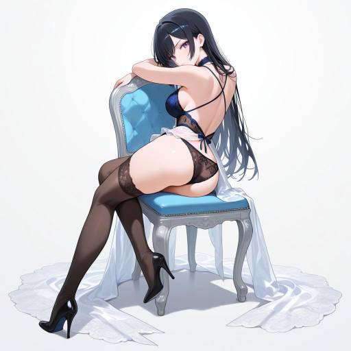Elegant Lady in Lingerie Pose Elegant Lady in Lingerie Pose
