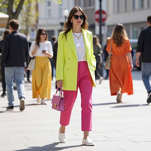 Vibrant European Street Fashion