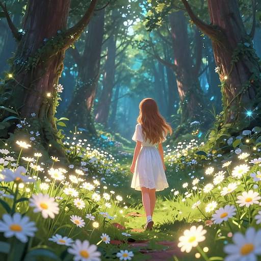 Daisy Mae in Enchanted Glowing Forest