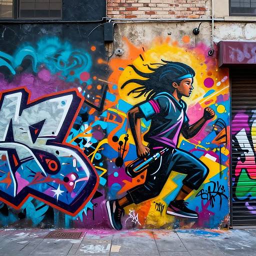 Vibrant Urban Street Art Scene