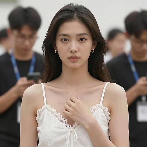 Serene Portrait of a Young Woman