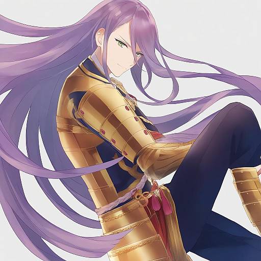 Illustration of Hachisuka kotetsu, touken ranbu in the style of Wasabi (sekai)