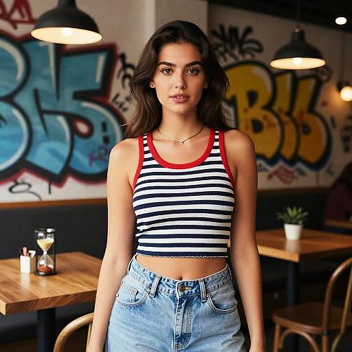 Stylish Hourglass Woman in Berlin