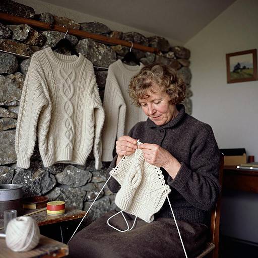 Inishmore Artisan Crafting Aran Sweaters