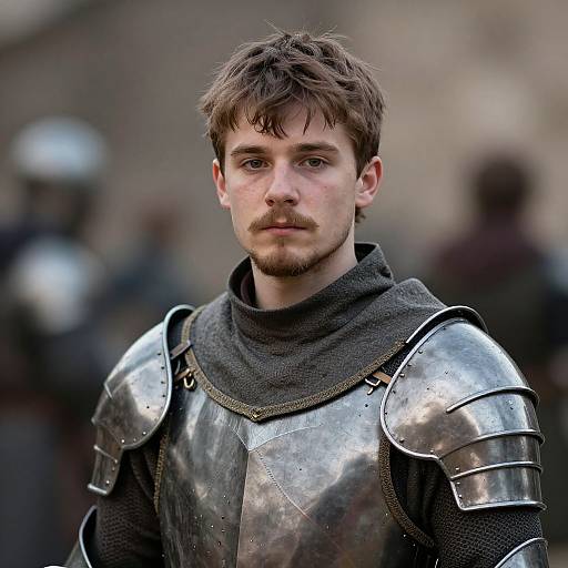 Realistic Medieval Knight Portrait