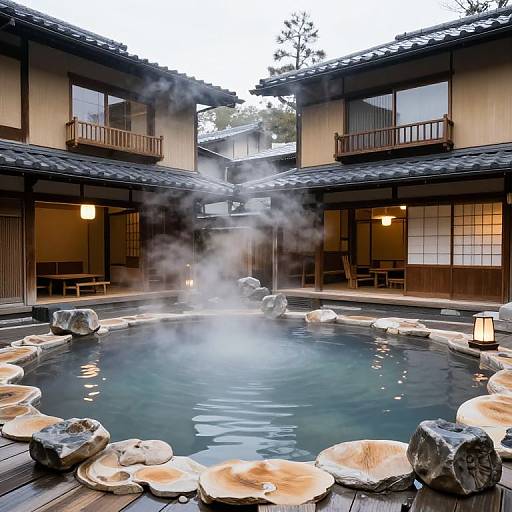 Traditional Japanese Onsen Ryokan