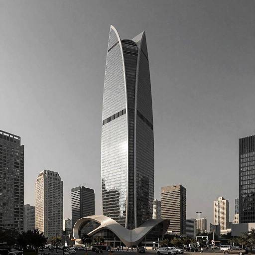 Modern Office Highrise Inspired by Zaha Hadid