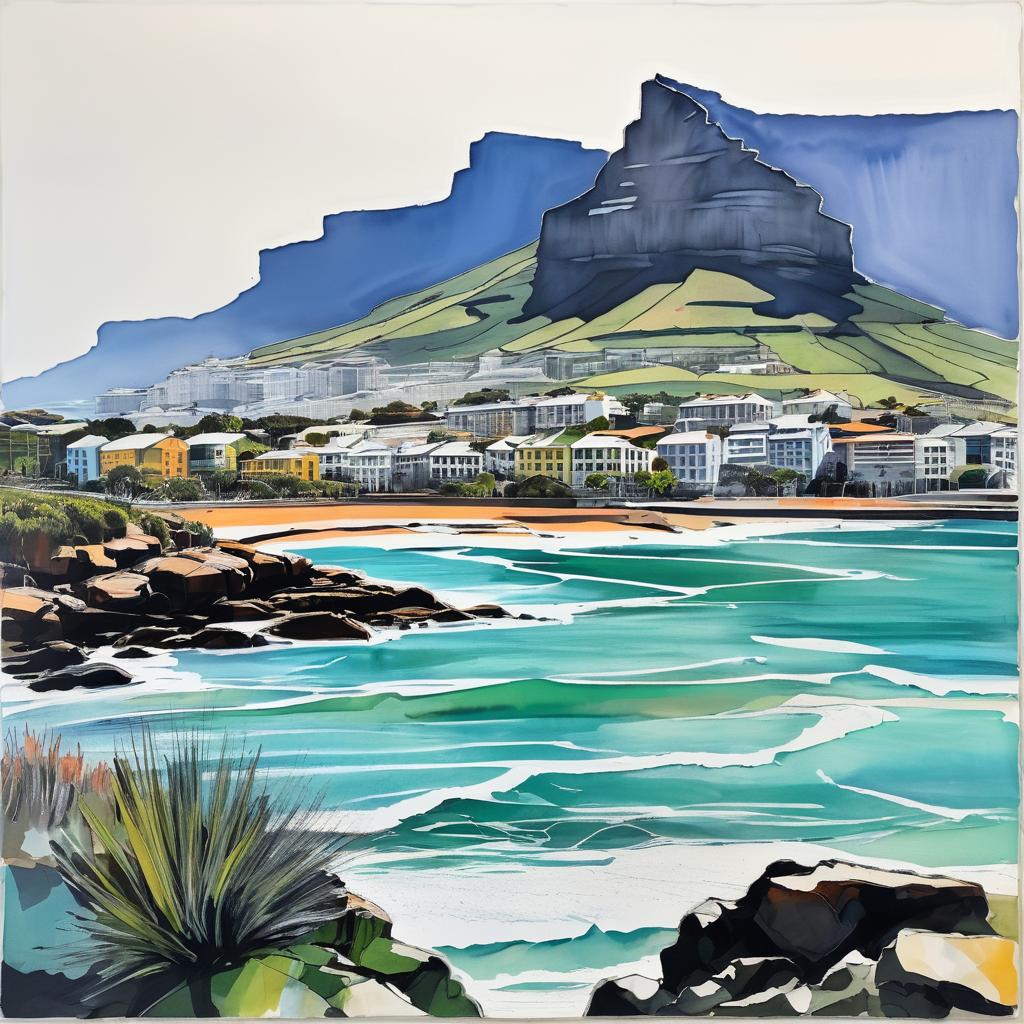 Translucent Cape Town Landscape Art