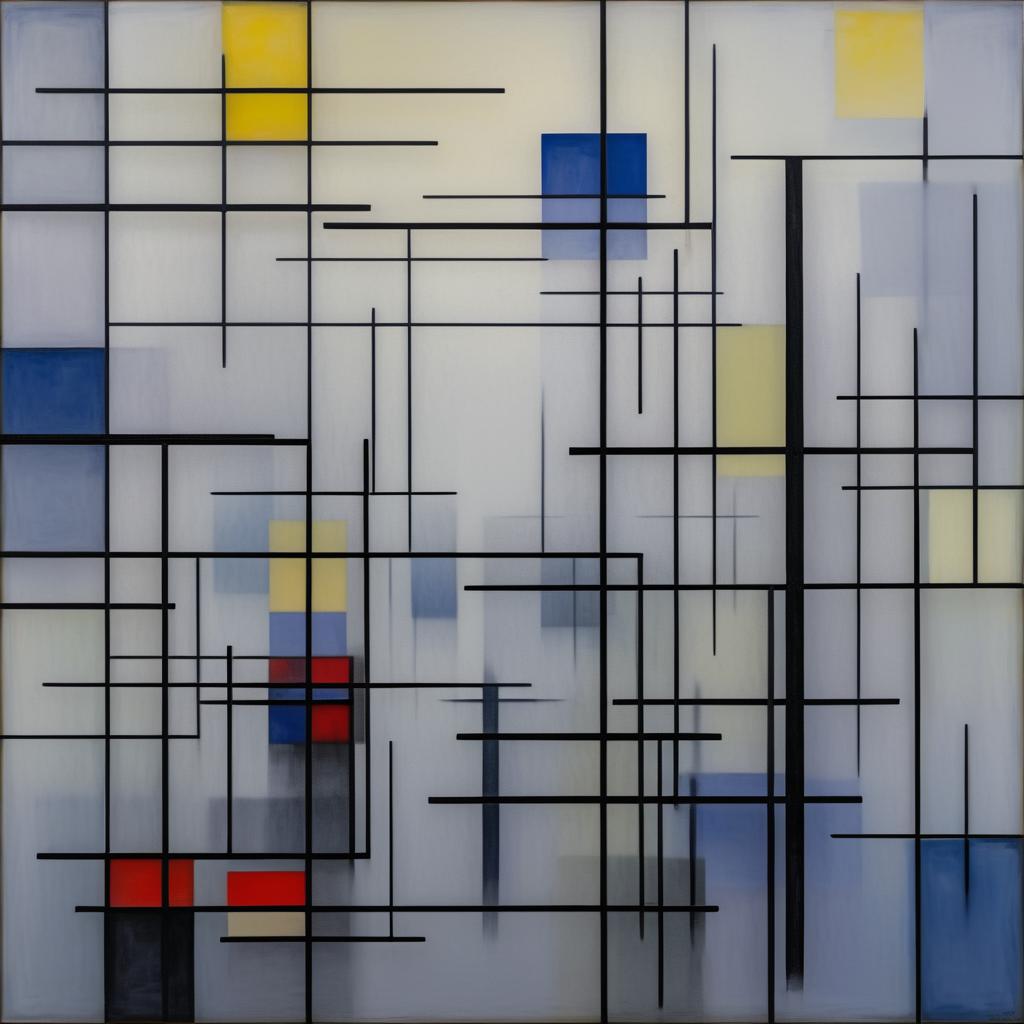 Abstract Anxiety in Mondrian's Style