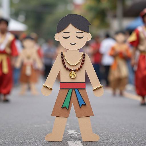 Paper Doll Sinulog Festival Scene