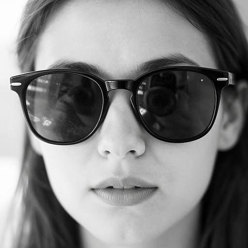 Reflective Sunglasses Portrait Masterpiece