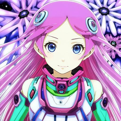 Illustration of Anemone (eureka seven), eureka seven (series) in the style of Youko-shima