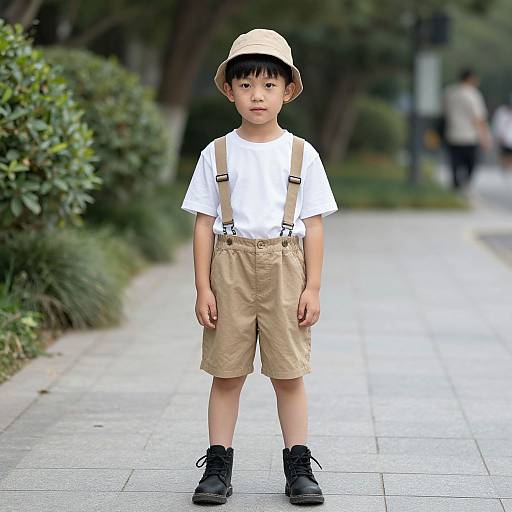 Young Man in Tomboy Costume