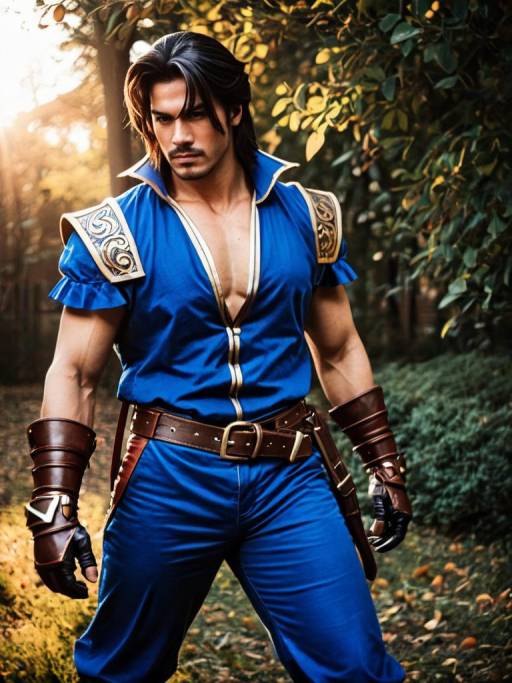 Realistic Richter Belmont Cosplay Photo
