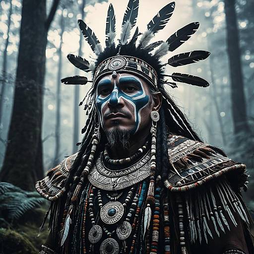Ancient Tribal Shaman Portrait