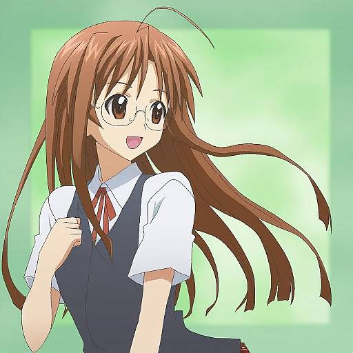 Illustration of Hasegawa chisame, mahou sensei negima! in the style of Tomu (tomubobu)