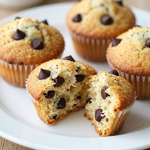 Delicious Golden-Brown Chocolate Chip Muffins