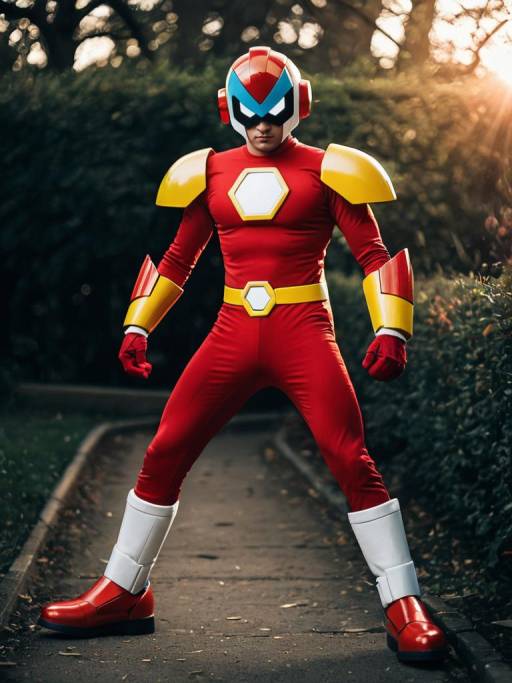Realistic Proto Man Cosplay Photo