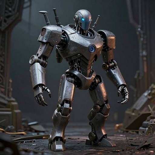 Hyper-Realistic Robot Ghost Hunter