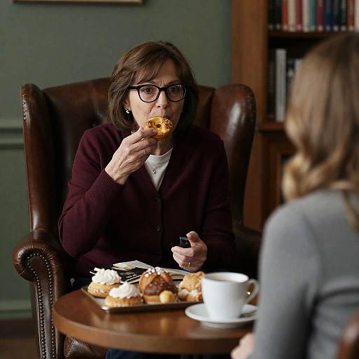 Cozy Coffee Moment Between Friends