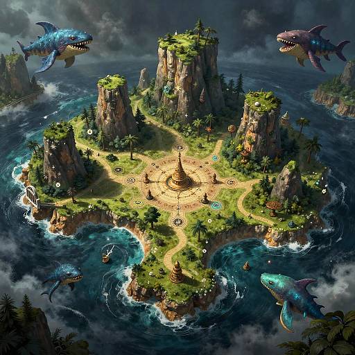 Mystical Island Map Maker 5e