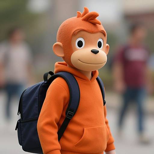 Realistic Adult Curious George Cosplay