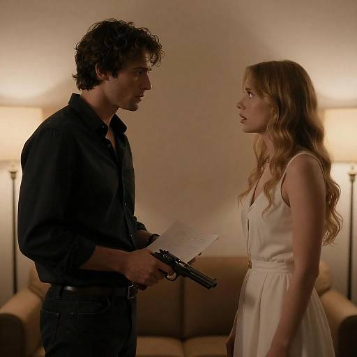 Tense Moment Between Two Characters