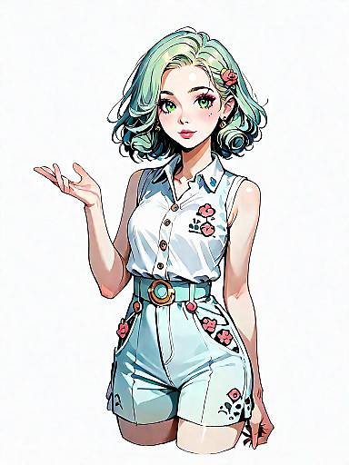 Elegant Woman in Chic Jumpsuit Photography