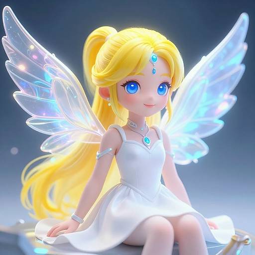 Photorealistic Cybernetic Goddess Portrait