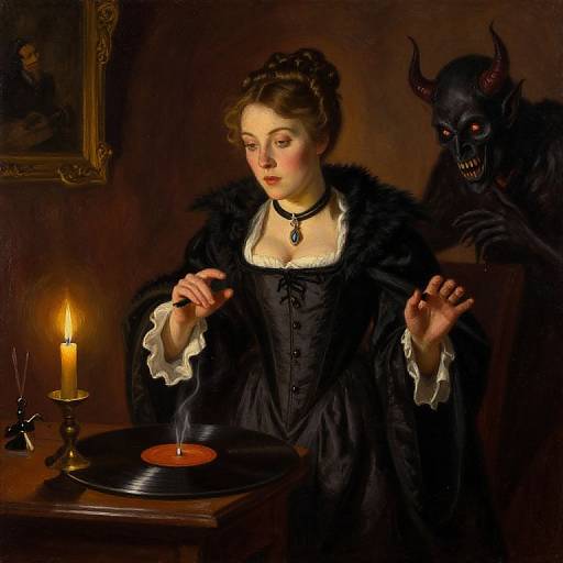 Vinyl Jane Austen as Warlock