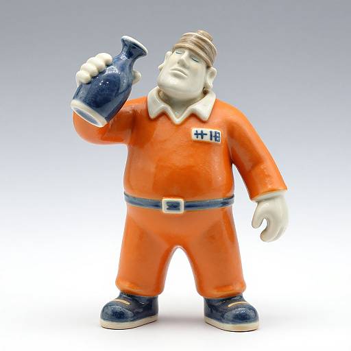 Ceramic Air Genasi Prisoner Model