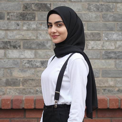 Portrait of Young Woman in Hijab