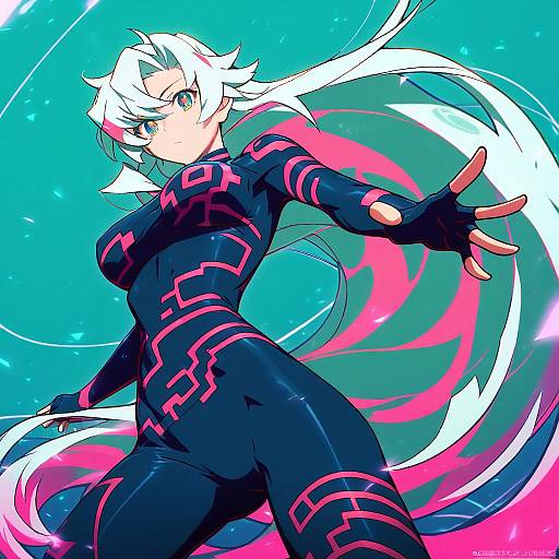 Illustration of Antispiral nia, tengen toppa gurren lagann in the style of Nakaaki masashi