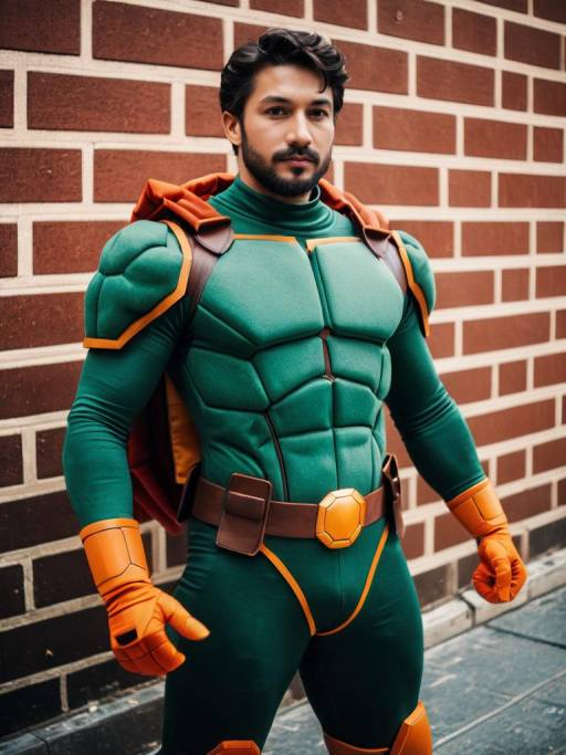 Realistic Michelangelo Cosplay Photo
