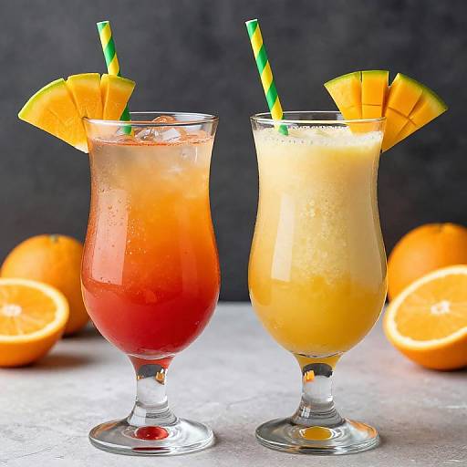 Vibrant Summer Cocktails with Mango