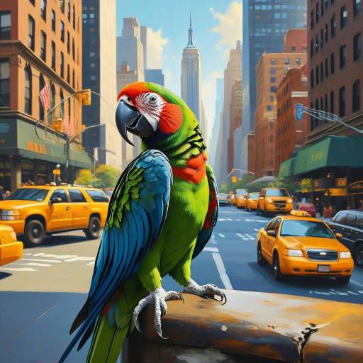 Parrot Adventure in New York City Art