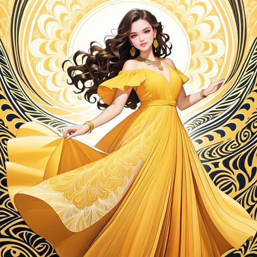 Radiant Brunette Girl in Chic Fashion Radiant Brunette Girl in Chic Fashion