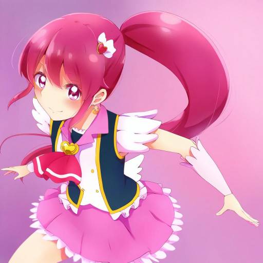 Illustration of Aino megumi, happinesscharge precure! in the style of Witoi (roa)