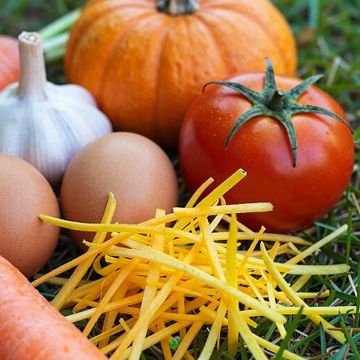 Colorful Close-Up of Fresh Vegetables