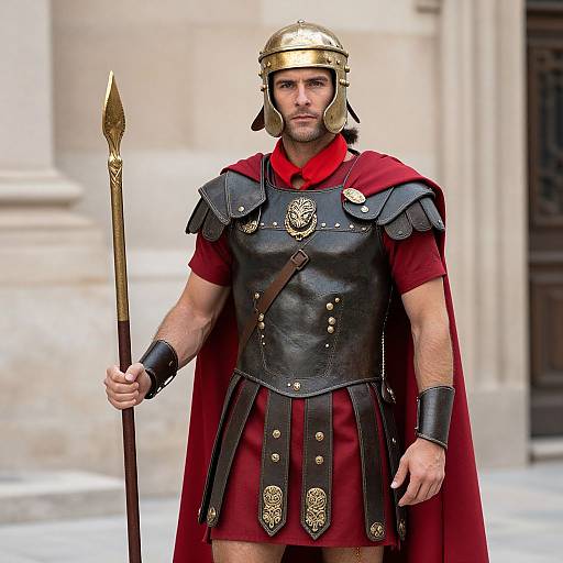 Roman Soldier Fancy Dress Costume